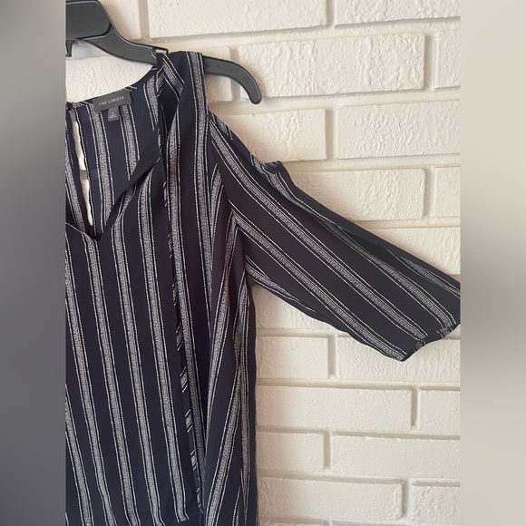 The Limited Striped Cold Shoulder Tunic - Picture 3 of 3